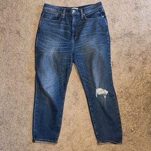 Ladies Madewell Mom Jean